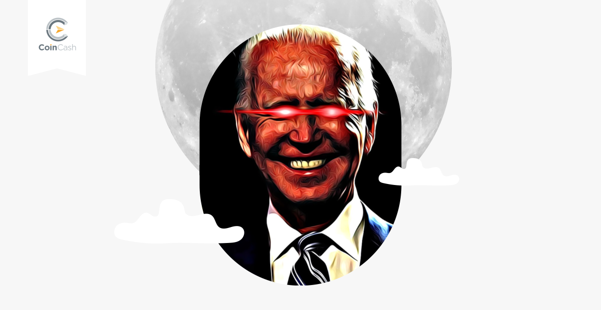 Joe Biden a Super Bowl után “lézerszemű” mémet posztolt